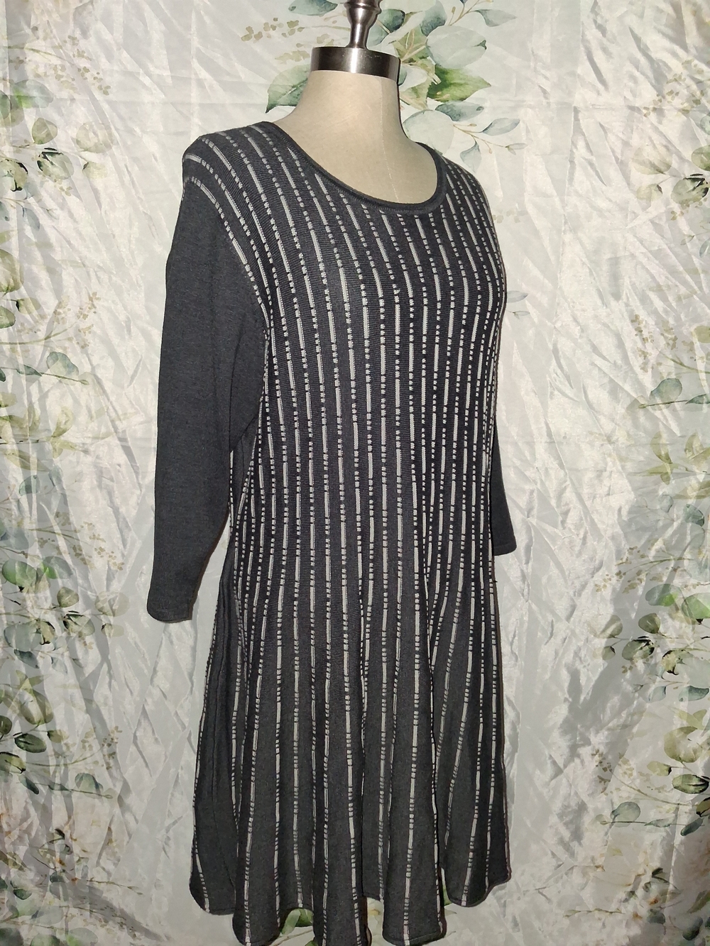 ($3Bundled) Striped Sweater Dress